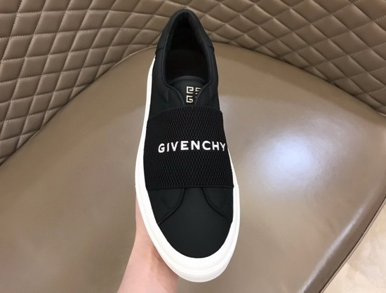 Givenchy Sneakers City Sport in Leather with Givenchy Webbing Black Replica