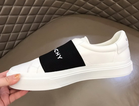 Givenchy Sneakers City Sport in Leather with Givenchy Webbing White Replica