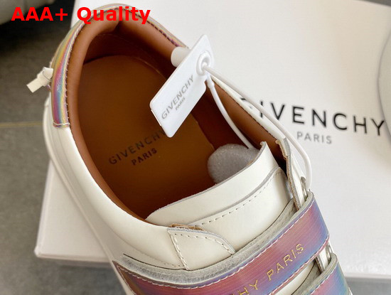 Givenchy Sneakers in Leather with Scratches White Replica