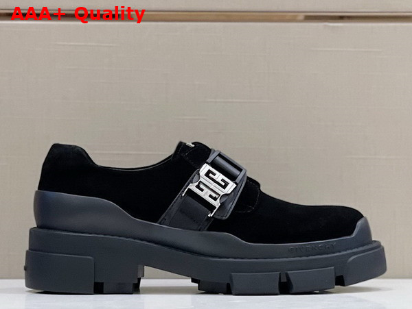 Givenchy Terra Derbies in Black Suede Leather Replica