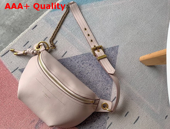 Givenchy Whip Chained Belt Bag in Pale Pink Smooth Leather Replica