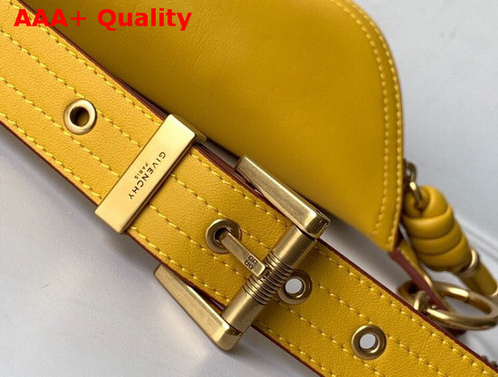 Givenchy Whip Chained Belt Bag in Yellow Smooth Leather Replica