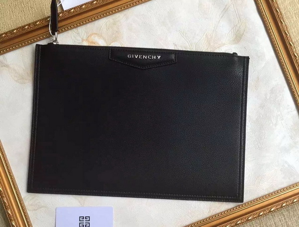 Givenchy Zipped Pouch In Black Real Leather for Sale