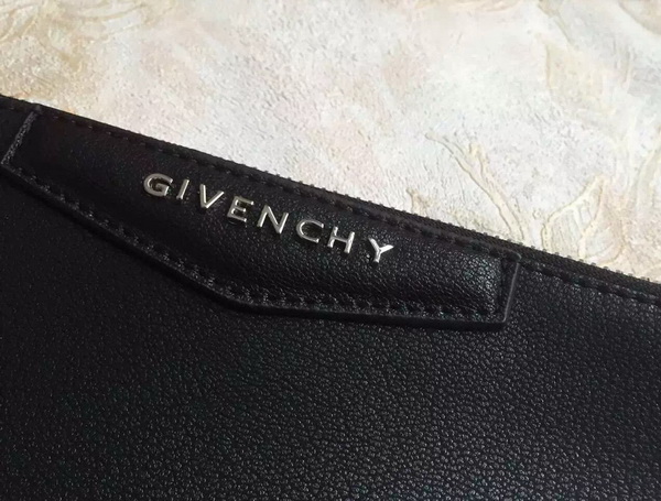 Givenchy Zipped Pouch In Black Real Leather for Sale