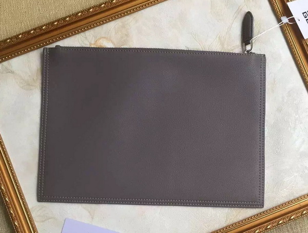 Givenchy Zipped Pouch In Grey Leather for Sale