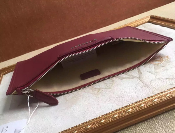 Givenchy Zipped Pouch In Oxblood Leather for Sale