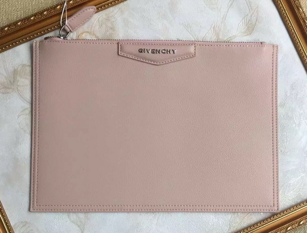 Givenchy Zipped Pouch In Pink Calf Leather for Sale