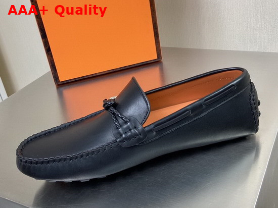 Hermes Alessandro Loafer Denim Fonce Calfskin Replica