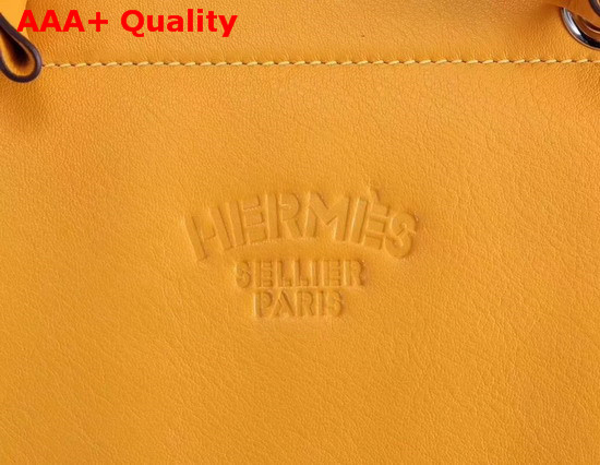 Hermes Aline Mini Bag in Yellow Lambskin and Swift Calfskin Replica