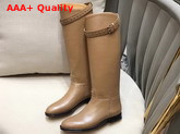 Hermes Bardigiano Boot in Tan Box Calfskin Replica