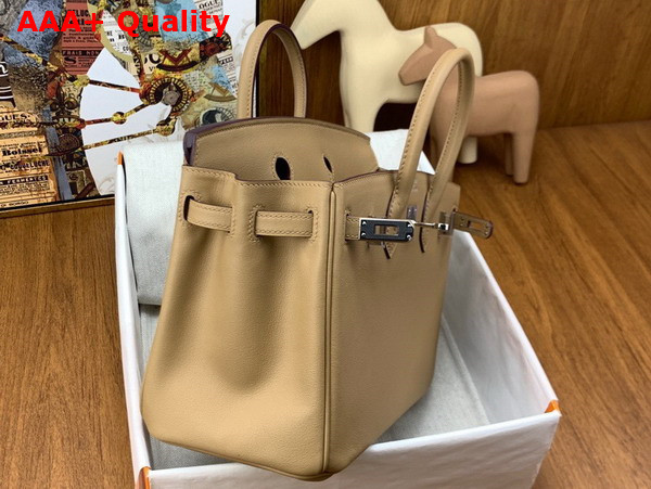 Hermes Birkin 25 Beige Swift Calfskin Replica