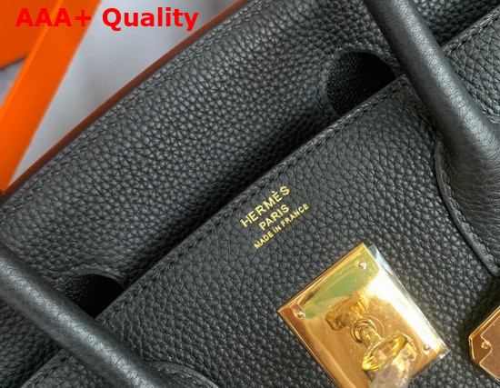 Hermes Birkin 25 Black Togo Calfskin Replica