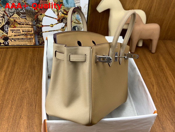 Hermes Birkin 25 Contrast Color Swift Calfskin Replica