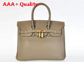 Hermes Birkin 25 Grey Gold Replica