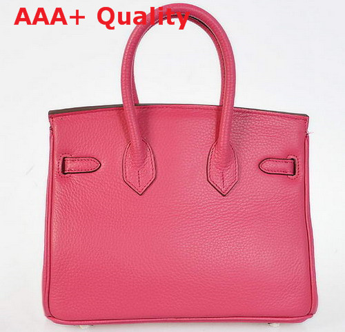 Hermes Fake Hermes Birkin 25 Peach Leather Silver Hardware Replica