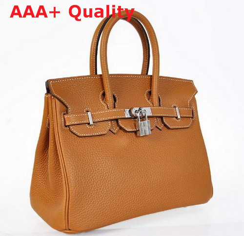 Hermes Birkin 25 in Tan Leather Replica