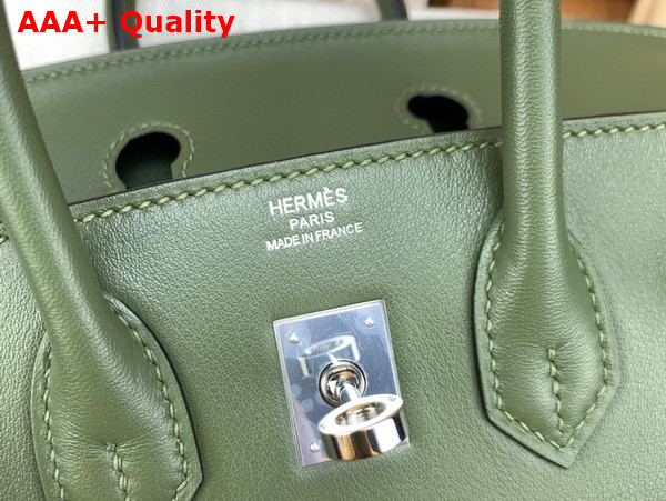 Hermes Birkin 25 in Green Swift Calfskin Replica