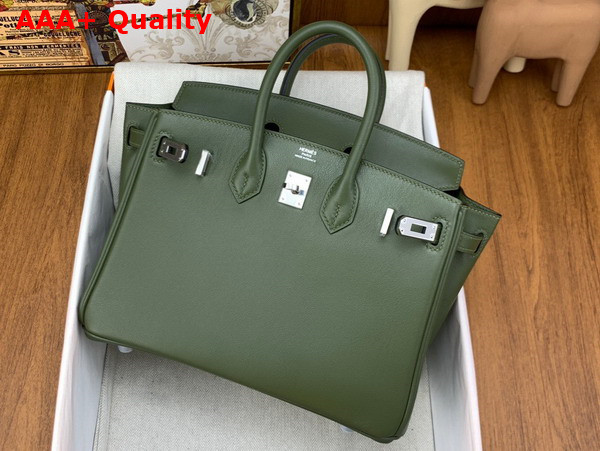 Hermes Birkin 25 in Green Swift Calfskin Replica