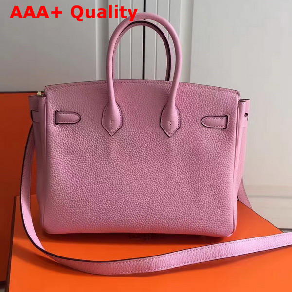 Hermes Birkin 25 with Shoulder Strap Pink Togo Leather Replica