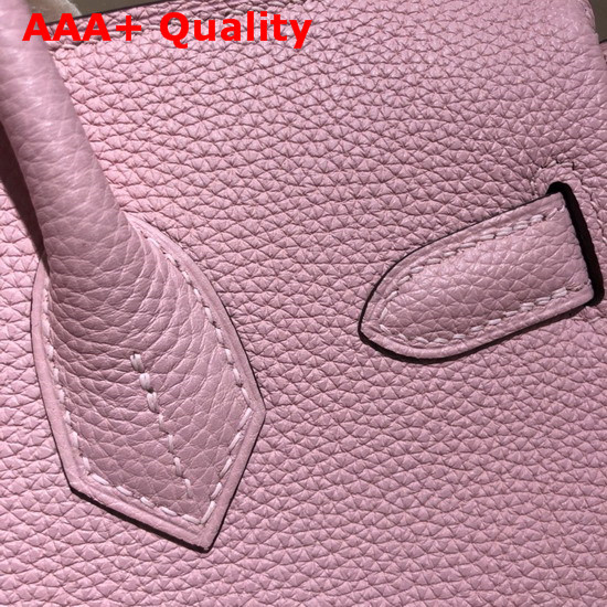 Hermes Birkin 30 Bag Pink Togo Calfskin Hand Stitching Replica