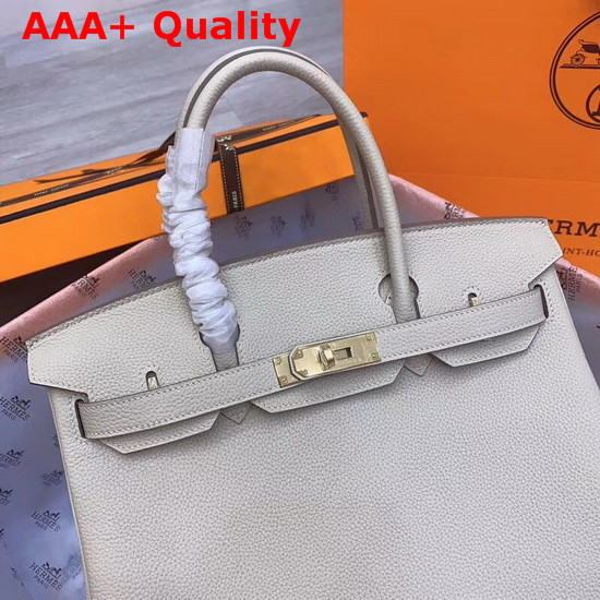 Hermes Birkin 30 Beige Togo Calfskin Replica