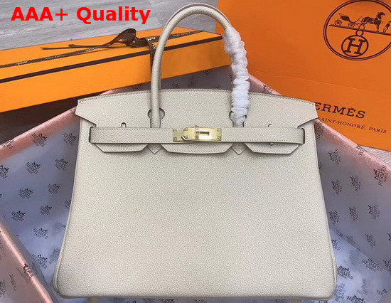 Hermes Birkin 30 Beige Togo Calfskin Replica