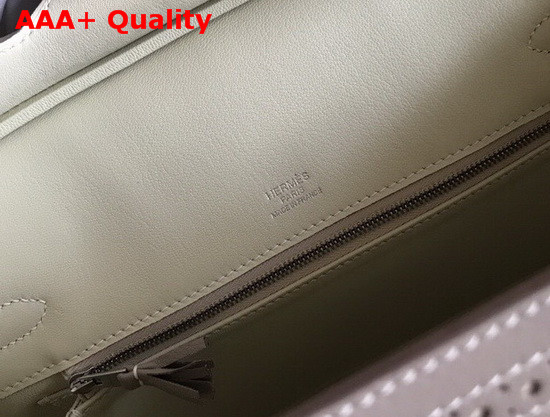 Hermes Birkin 30 Beige and Gray Swift Calfskin Replica