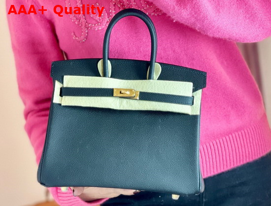 Hermes Birkin 30 Black Epsom Calfskin Replica