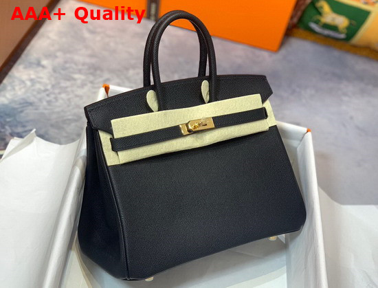 Hermes Birkin 30 Black Epsom Calfskin Replica