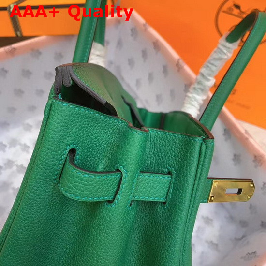 Hermes Birkin 30 Dark Green Togo Calfskin Replica