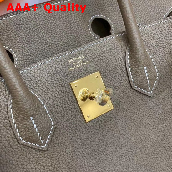 Hermes Birkin 30 Elephant Grey Togo Calfskin Replica