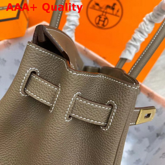 Hermes Birkin 30 Elephant Grey Togo Calfskin Replica