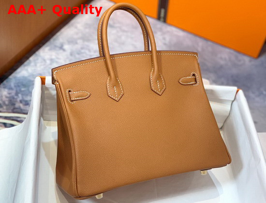 Hermes Birkin 30 Gold Epsom Calfskin Replica