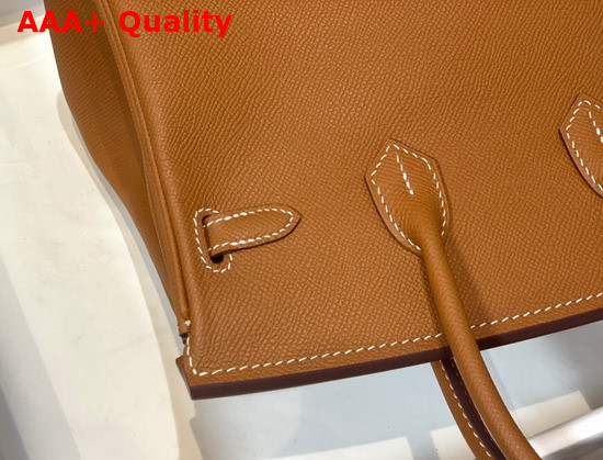 Hermes Birkin 30 Gold Epsom Calfskin Replica