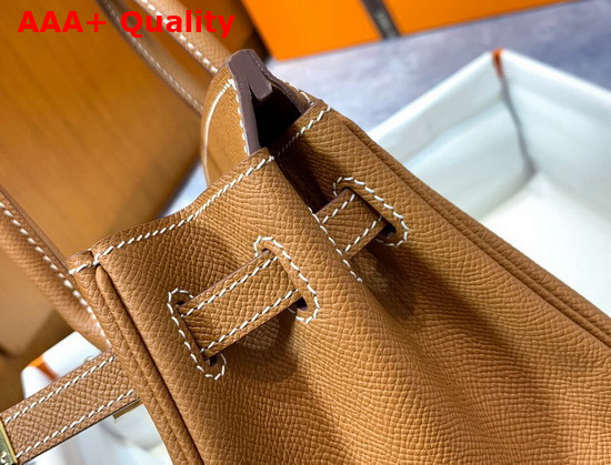 Hermes Birkin 30 Gold Epsom Calfskin Replica