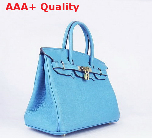 Hermes Birkin 30 Light Blue Replica