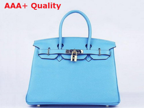 Hermes Birkin 30 Light Blue Replica