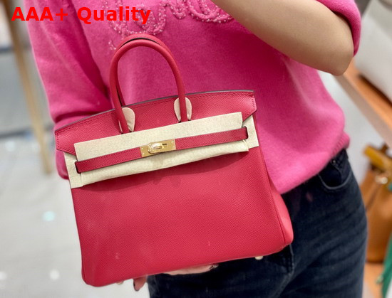 Hermes Birkin 30 Red Epsom Calfskin Replica