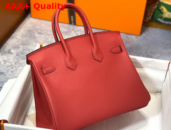 Hermes Birkin 30 Red Epsom Calfskin Replica