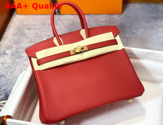 Hermes Birkin 30 Red Epsom Calfskin Replica