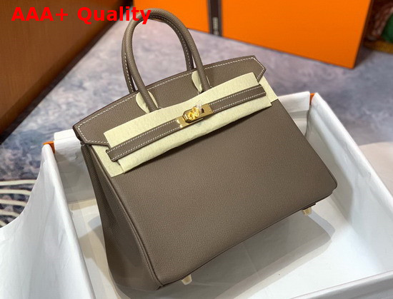 Hermes Birkin 30 Taupe Epsom Calfskin Replica