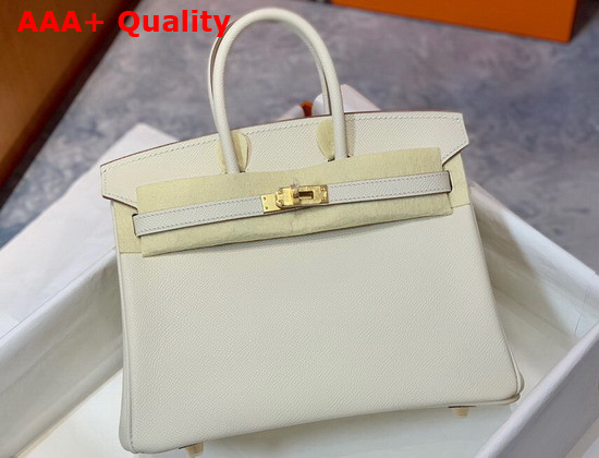 Hermes Birkin 30 White Epsom Calfskin Replica