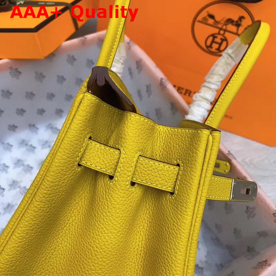 Hermes Birkin 30 Yellow Togo Calfskin Replica