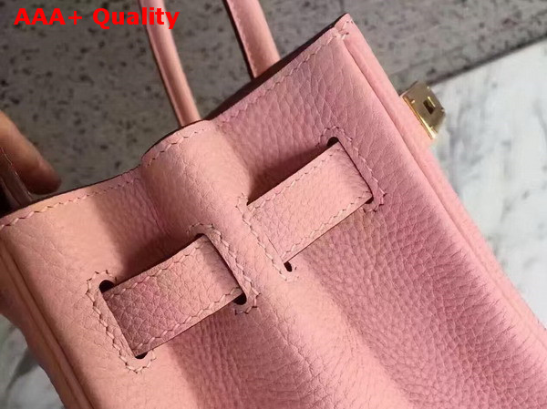 Hermes Birkin 30 in Pink Togo Leather with Gold Lock Replica