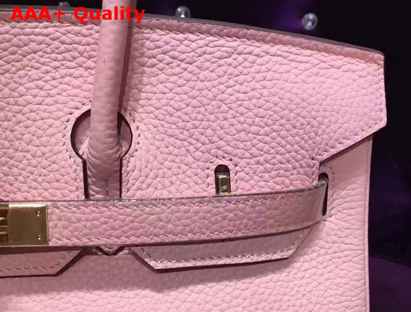 Hermes Birkin 35 Pink Togo Leather Gold Hardware Replica