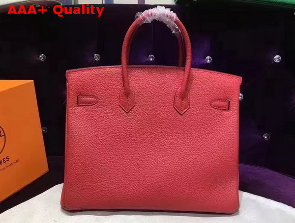 Hermes Birkin 35 Red Togo Leather Gold Hardware Replica