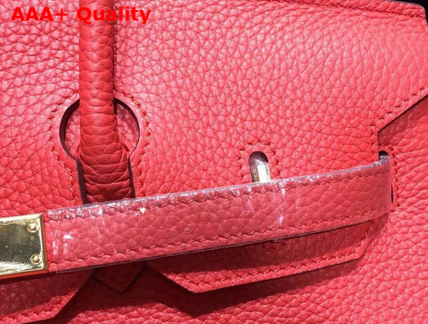 Hermes Birkin 35 Red Togo Leather Gold Hardware Replica