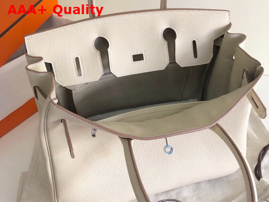 Hermes Birkin 35 White Togo Calfskin Hand Stitching Replica