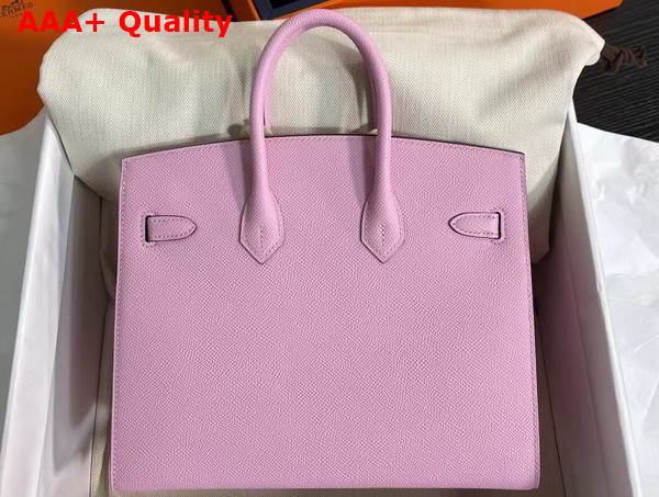 Hermes Birkin Sellier 25 Bag in Light Pink Epsom Calfskin Replica