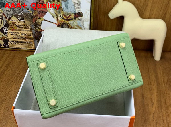 Hermes Birkin Sellier 25 in Avocado Green Epsom Calfskin Replica